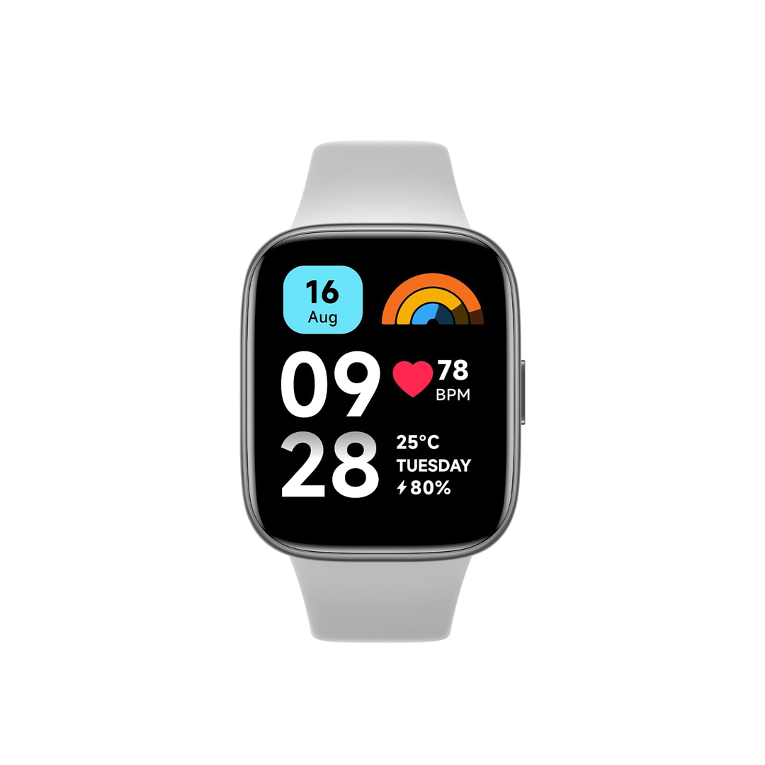 شاشة Redmi Watch 3 Active BT Calling مقاس 1.83 بوصة - رمادي بلاتيني شاشة Redmi Watch 3 Active BT Calling مقاس 1.83 بوصة - رمادي بلاتيني